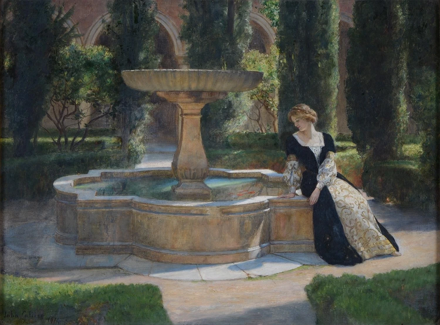 John Collier - La fontana, 1914